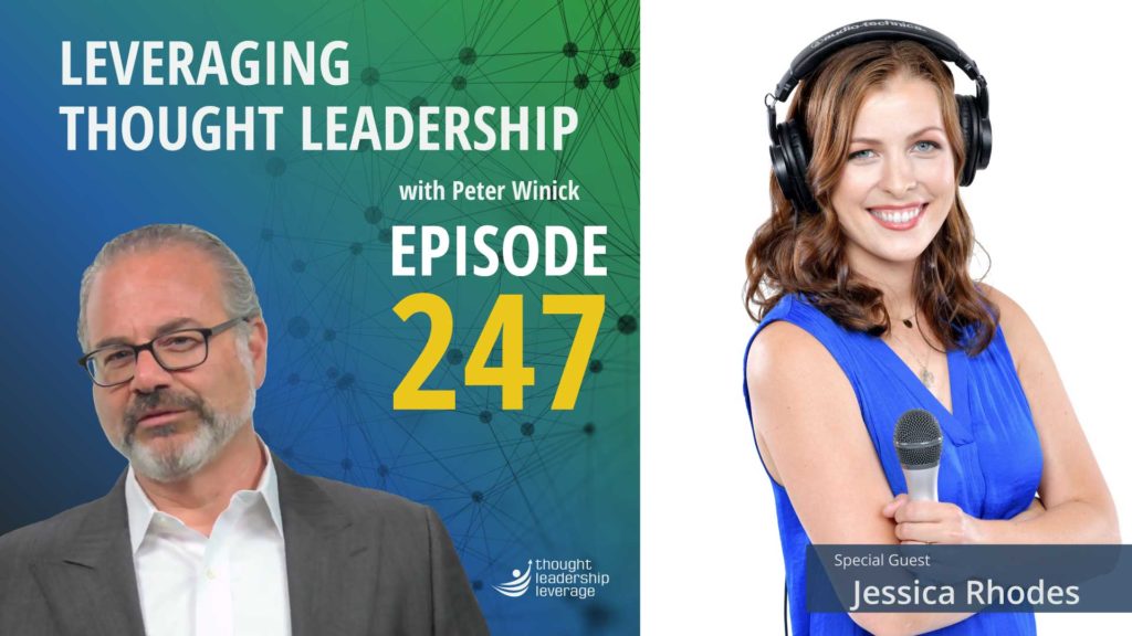 Thought Leaders as podcast guests | Jessica Rhodes