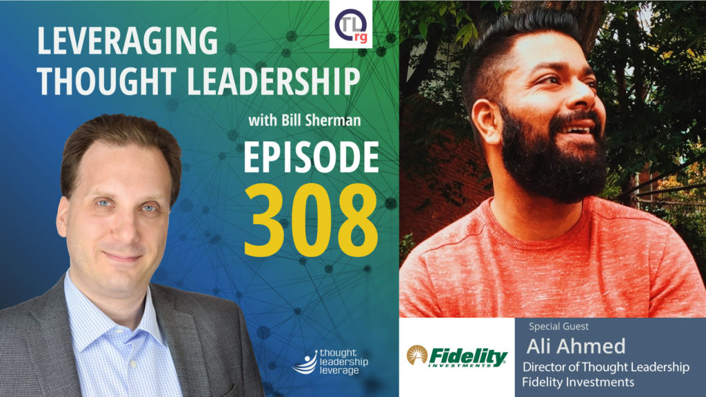 Experiencing Thought Leadership | Ali Ahmed