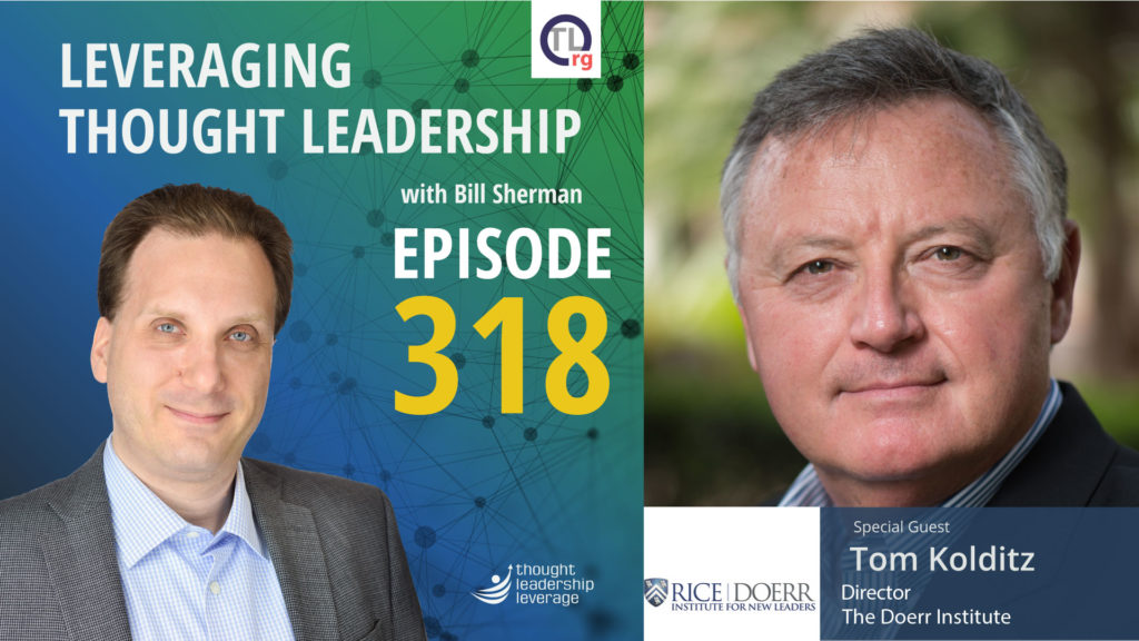 Thought Leadership for building new leaders | Tom Kilditz