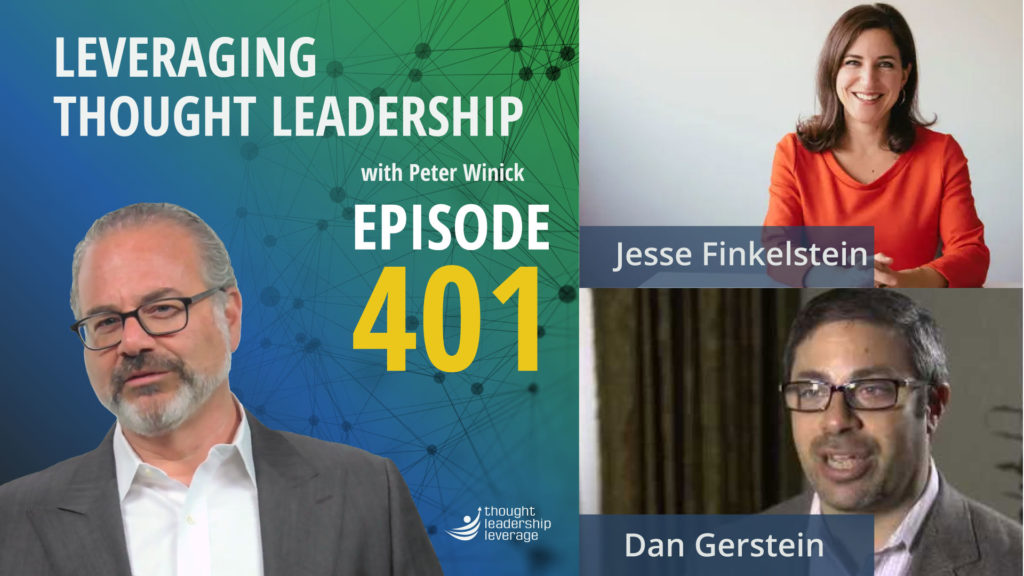 Podcast 401 – Jesse Finkelstein & Dan Gerstein
