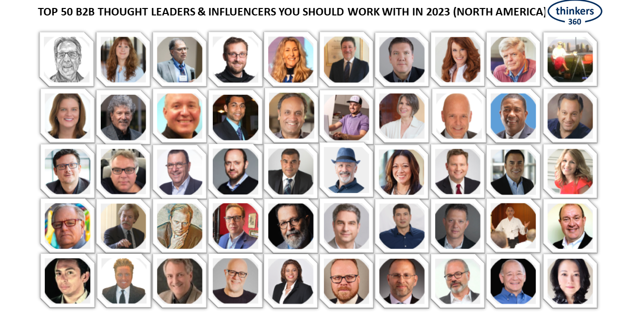 Top 50 B2B Thought Leaders & Influencers You Should Work With In 2023 (North America)