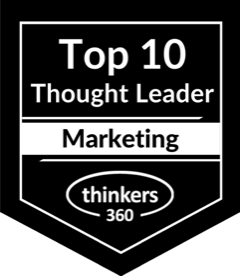 Thinkers 360 Top 100 Thought Leader Overall – Top 10 Thought Leader Marketing