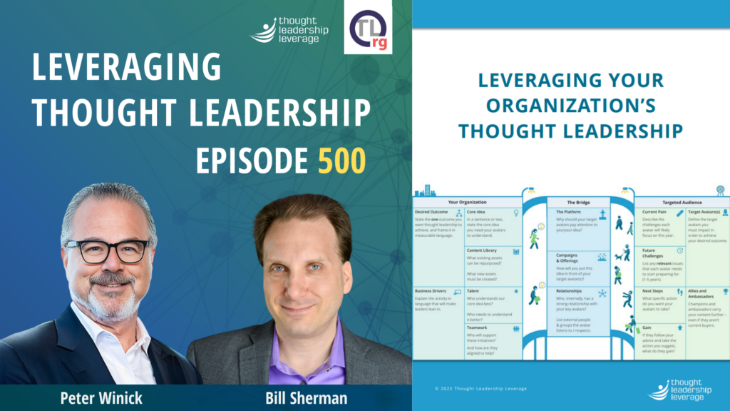 Leveraging Your Organization’s Thought Leadership | Peter Winick and Bill Sherman