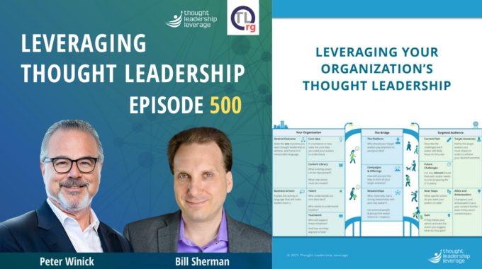 Leveraging Your Organization’s Thought Leadership | Peter Winick and Bill Sherman