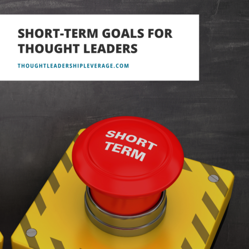 Short-Term Goals Strategy